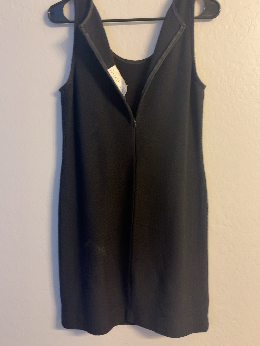 ST. JOHN Collection Black Knit Sleeveless Dress Size 4 - Picture 3 of 3